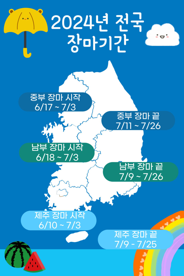 장마기간 2024